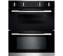 RANGEMASTER  RMB7248BL/SS Electric Built-under Double Oven - Black